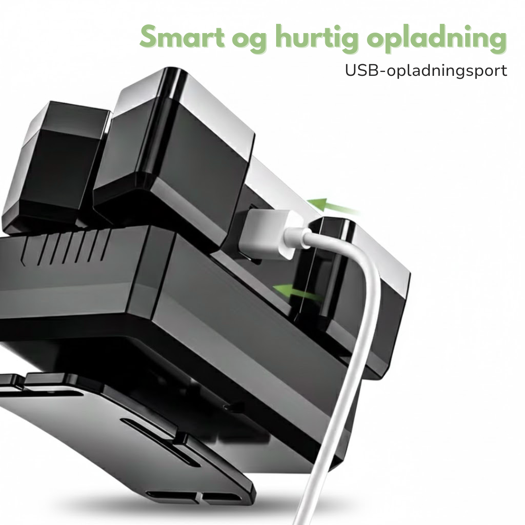 USB 5-LED pandelampe – 800 lumen – genopladelig
