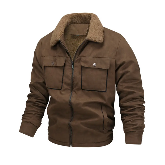 Herre outdoorjakke – fleeceforet – efterår/vinter