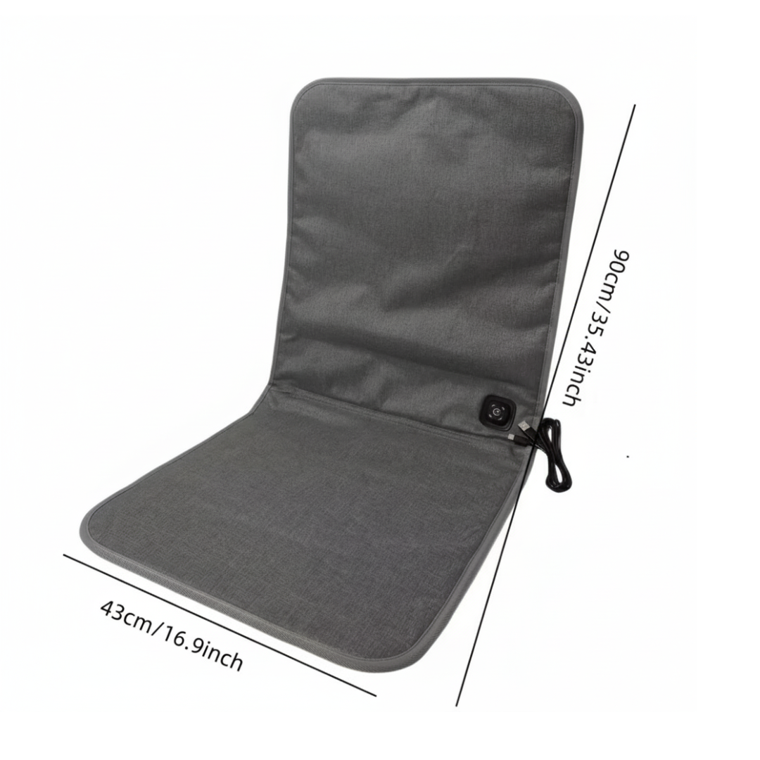 Opvarmet siddepude – USB-drevet – Bærbar & Komfortabel