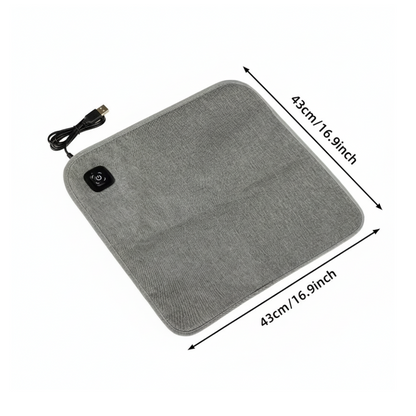 Opvarmet siddepude – USB-drevet – Bærbar & Komfortabel