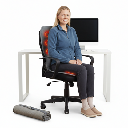 Opvarmet siddepude – USB-drevet – Bærbar & Komfortabel