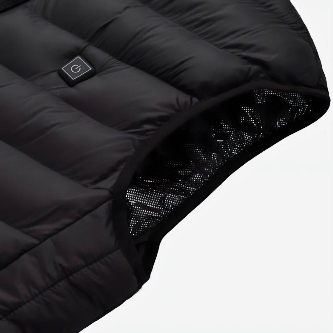 Opvarmet Bodywarmer – Genopladelig – 3 Indstillinger