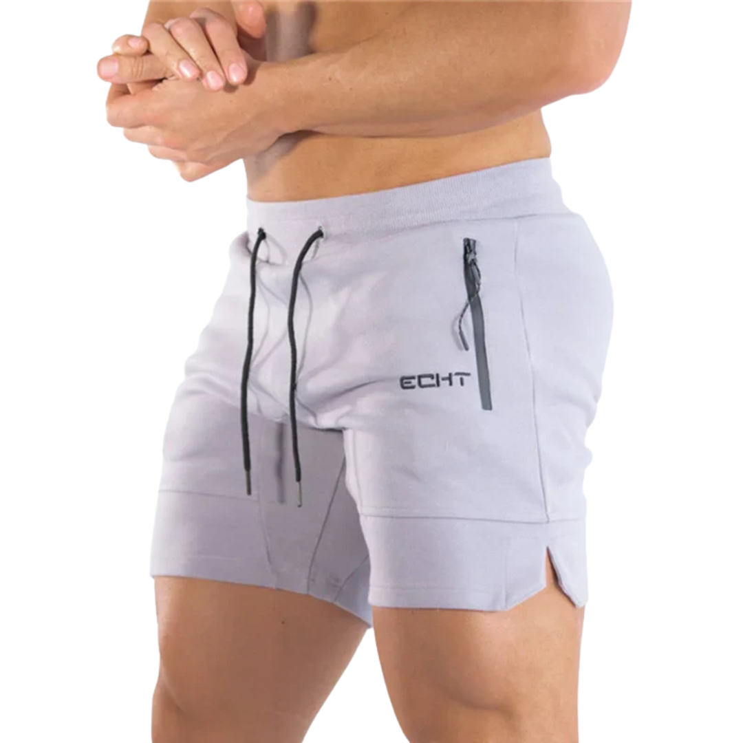Herre sportshorts – lynlåslommer & hurtigttørrende – træning