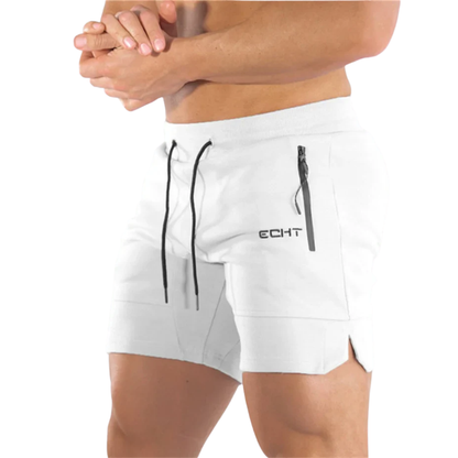 Herre sportshorts – lynlåslommer & hurtigttørrende – træning
