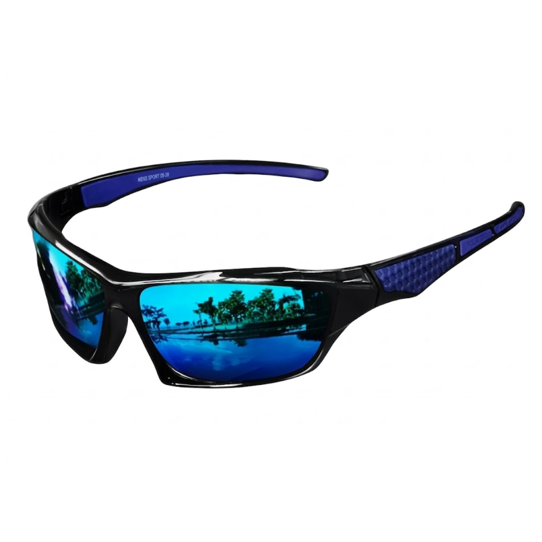 Polariseret sportsbrille UV400 – HD-linser, ultralet