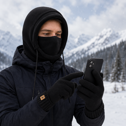 Fleece-sokker fra balaclava-sættet