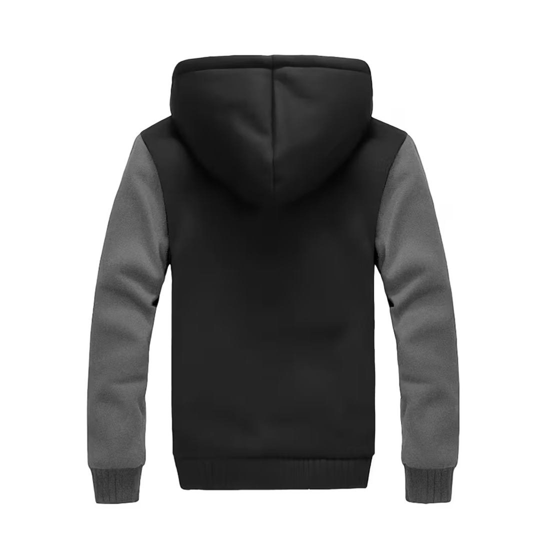 Herre Fleece Vest – Med Hætte – Foret