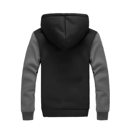 Herre Fleece Vest – Med Hætte – Foret