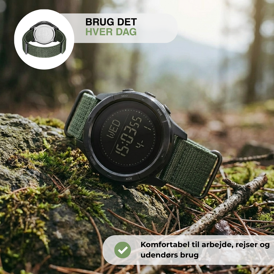 Udendørs ur - kulfiber