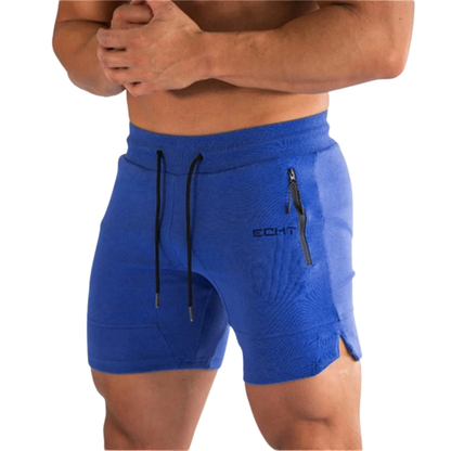 Herre sportshorts – lynlåslommer & hurtigttørrende – træning