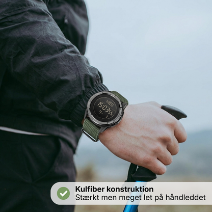 Udendørs ur - kulfiber