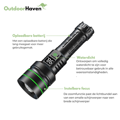 LED Zaklamp - Zoombaar 3 KM - Extreem Helder