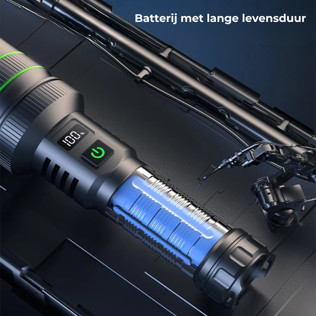 LED Zaklamp - Zoombaar 3 KM - Extreem Helder