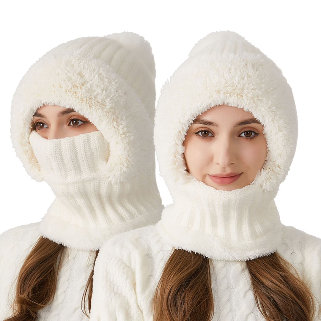 Dame Vinter Balaclava – Pasform – med Plys Øreklapper