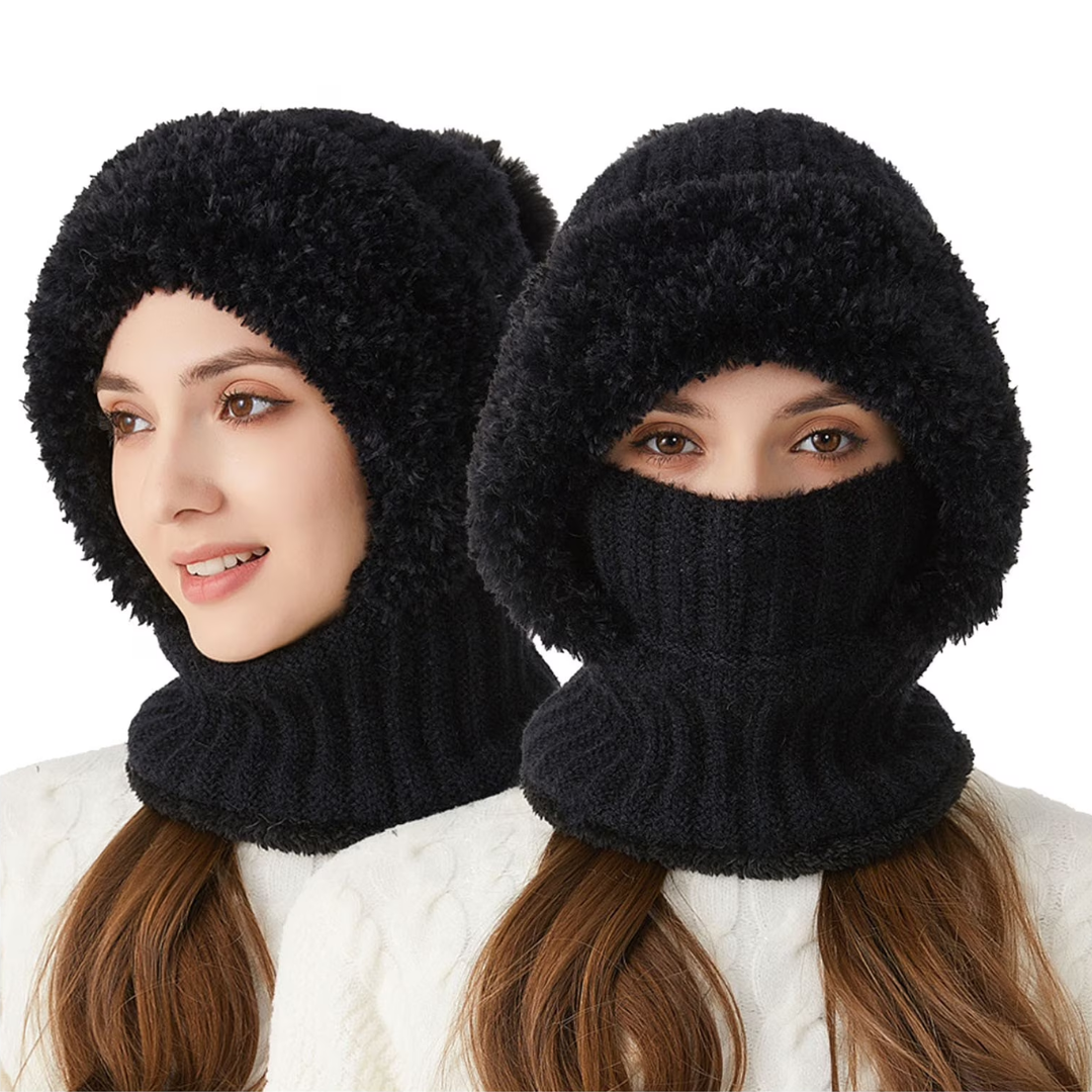 Dame Vinter Balaclava – Pasform – med Plys Øreklapper