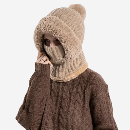 Dame Vinter Balaclava – Pasform – med Plys Øreklapper