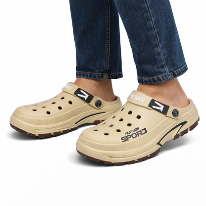 Herre Komfort Clogs – Skridsikker Sål – Åndbart Casual Design