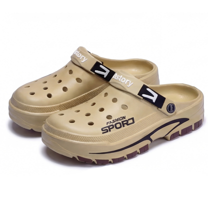 Herre Komfort Clogs – Skridsikker Sål – Åndbart Casual Design