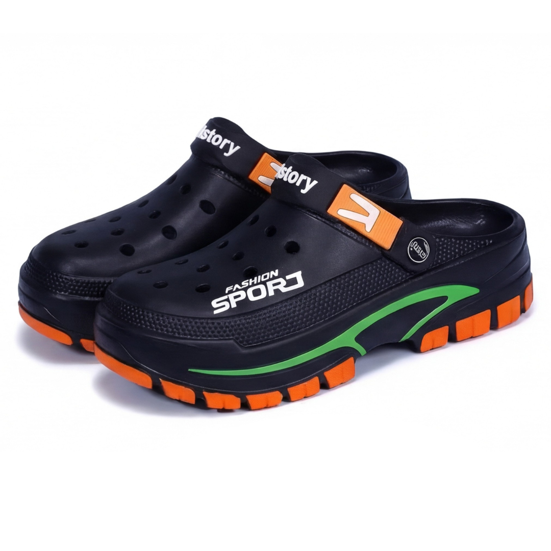 Herre Komfort Clogs – Skridsikker Sål – Åndbart Casual Design
