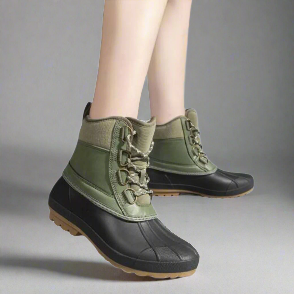 Dame Vinterstøvler – Halvhøje – Outdoor Snørestøvler