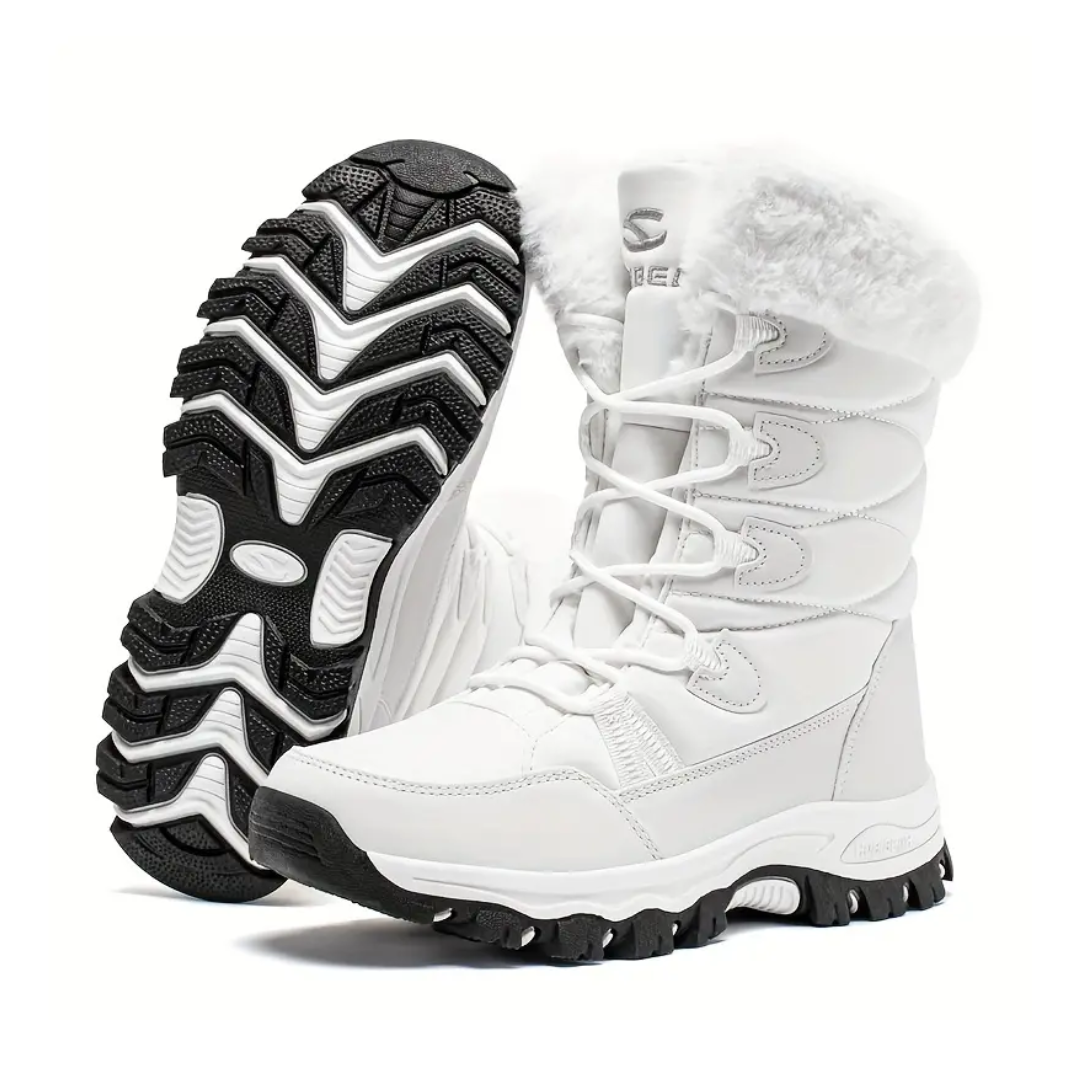 Dame Vinter Snowboots – Varm Foring – Halvhøj Stil