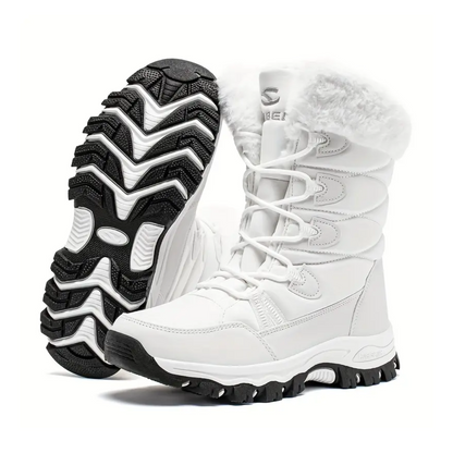 Dame Vinter Snowboots – Varm Foring – Halvhøj Stil