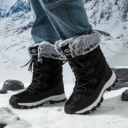 Dame Vinter Snowboots – Varm Foring – Halvhøj Stil