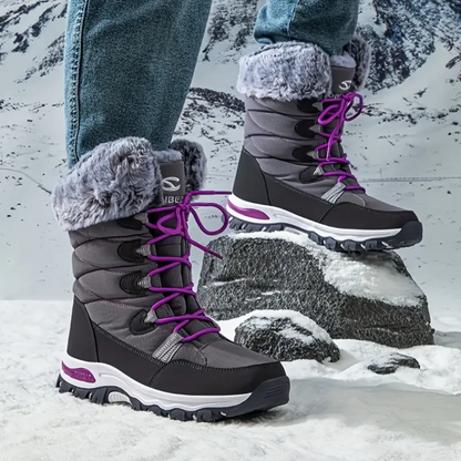 Dame Vinter Snowboots – Varm Foring – Halvhøj Stil