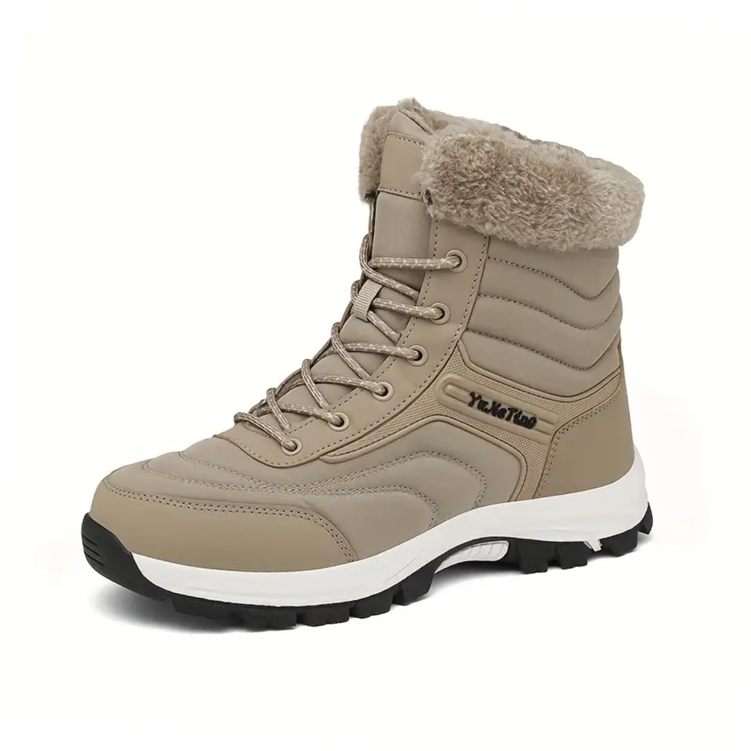 Herre Høje Sne Støvler – Holdbare med Varm Plysforing