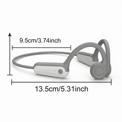 Open-ear sportshøretelefoner – knogleledning – lang batteritid