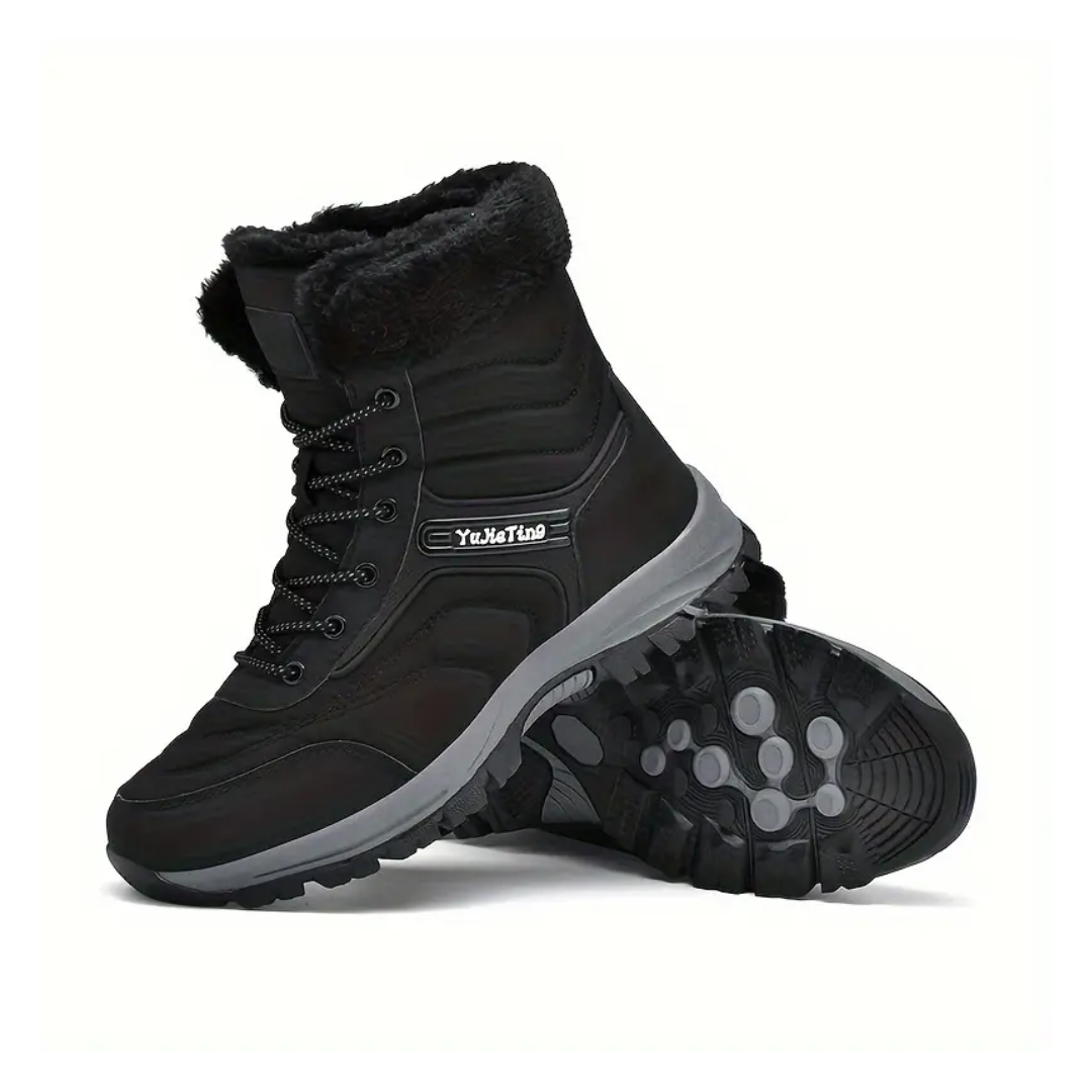 Herre Høje Sne Støvler – Holdbare med Varm Plysforing