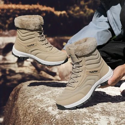 Herre Høje Sne Støvler – Holdbare med Varm Plysforing