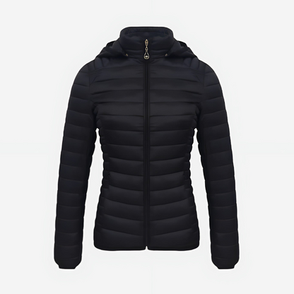 Dame Efterårsjakke – Letvægt & Vandafvisende – Med Hætte