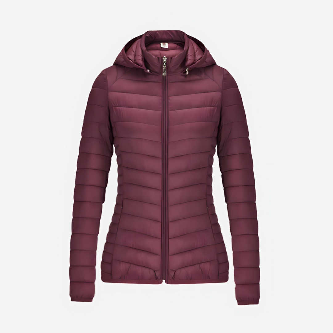 Dame Efterårsjakke – Letvægt & Vandafvisende – Med Hætte