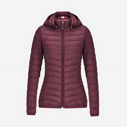 Dame Efterårsjakke – Letvægt & Vandafvisende – Med Hætte