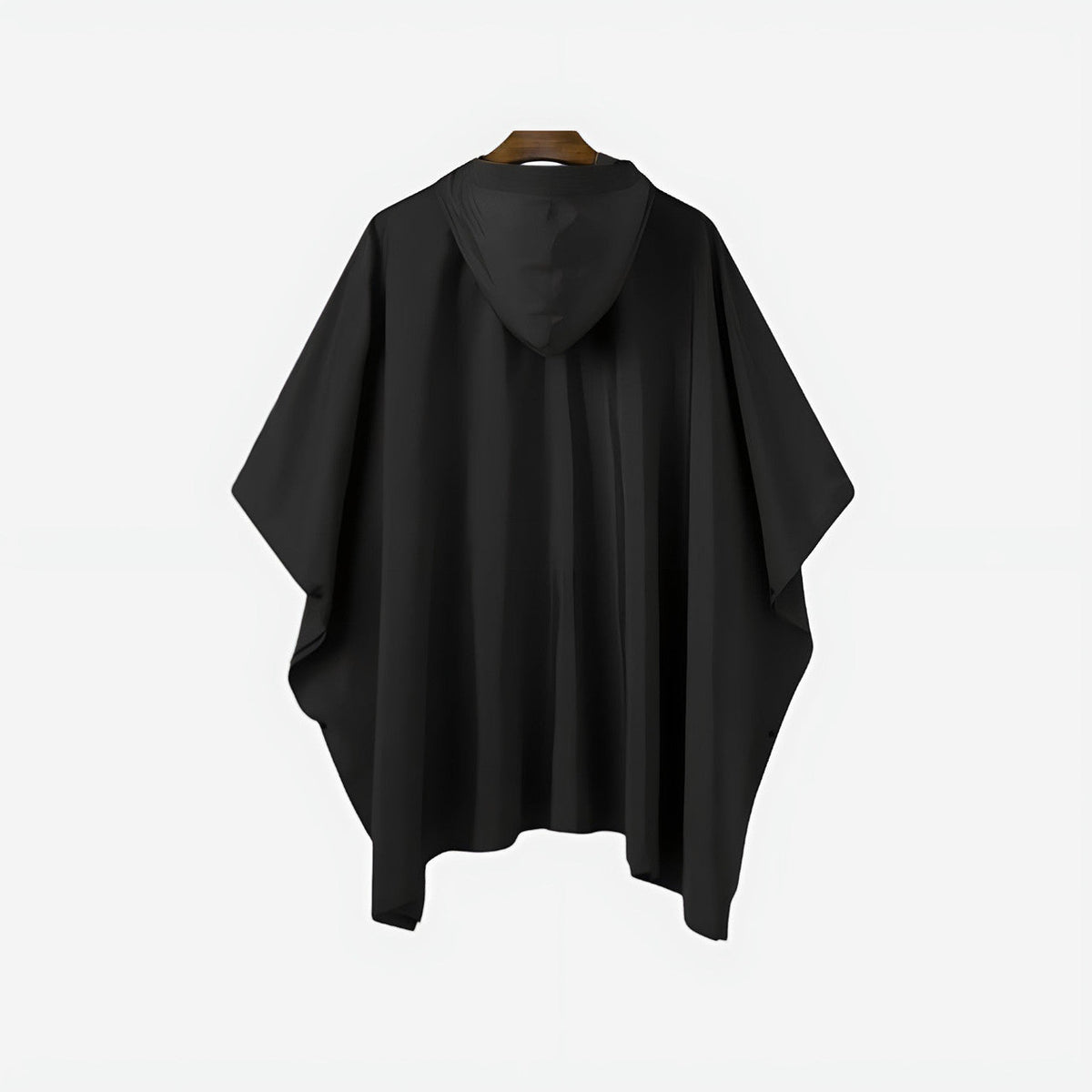 Regnponcho mavelomme med klap i detalje