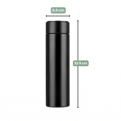 Termoflaske 500 ml i salvigrøn i cykelholder