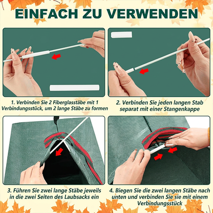 Bladopsamler - Foldbar Haveaffaldssæk - Fejebakke-Design