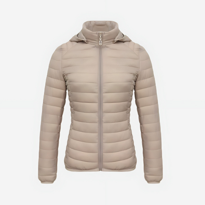 Dame Efterårsjakke – Letvægt & Vandafvisende – Med Hætte