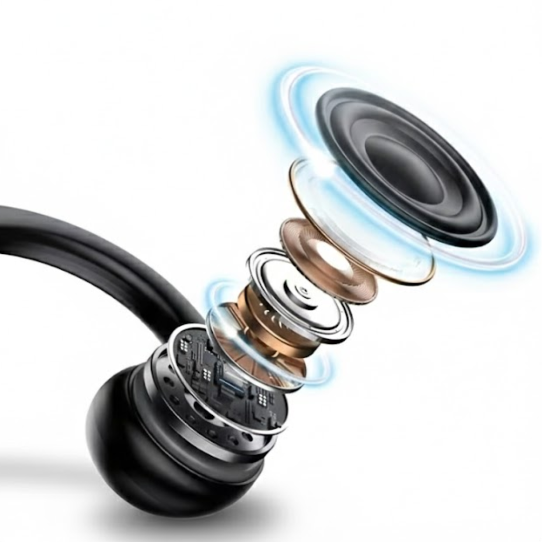 Open-ear sportshøretelefoner – knogleledning – lang batteritid