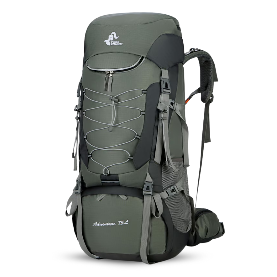 OutdoorHaven Trekkingrygsæk 75L - Vandtæt & Multifunktionel