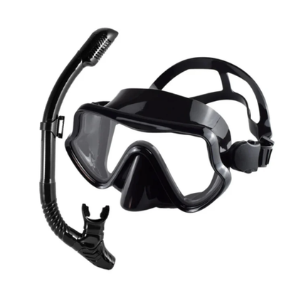 Snorkelsæt med maske – 180° HD udsyn, hærdet glas, lækagesikker