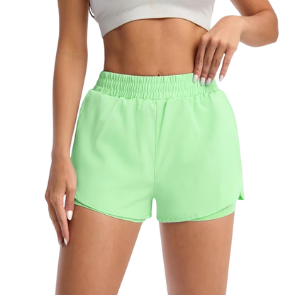 Dame Sportsshorts – Elastisk Talje – Med Lommer