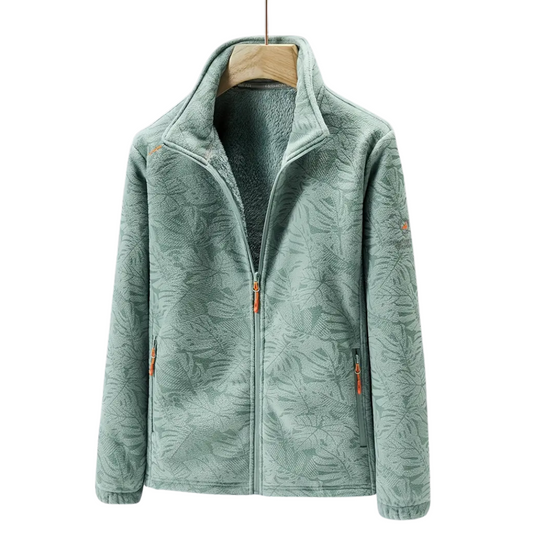 Dame outdoor fleecevest – vindtæt & varm – efterår/vinter