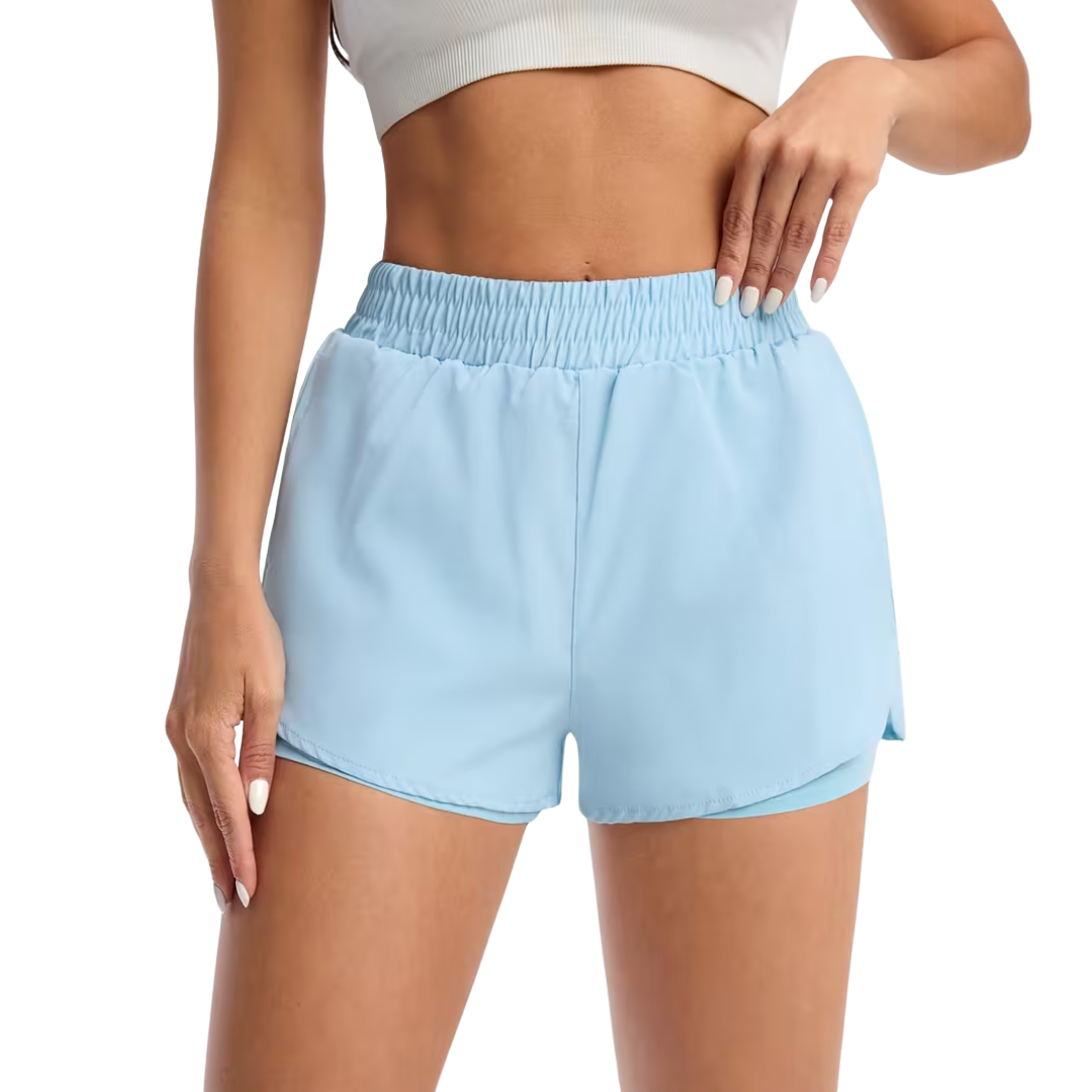 Dame Sportsshorts – Elastisk Talje – Med Lommer