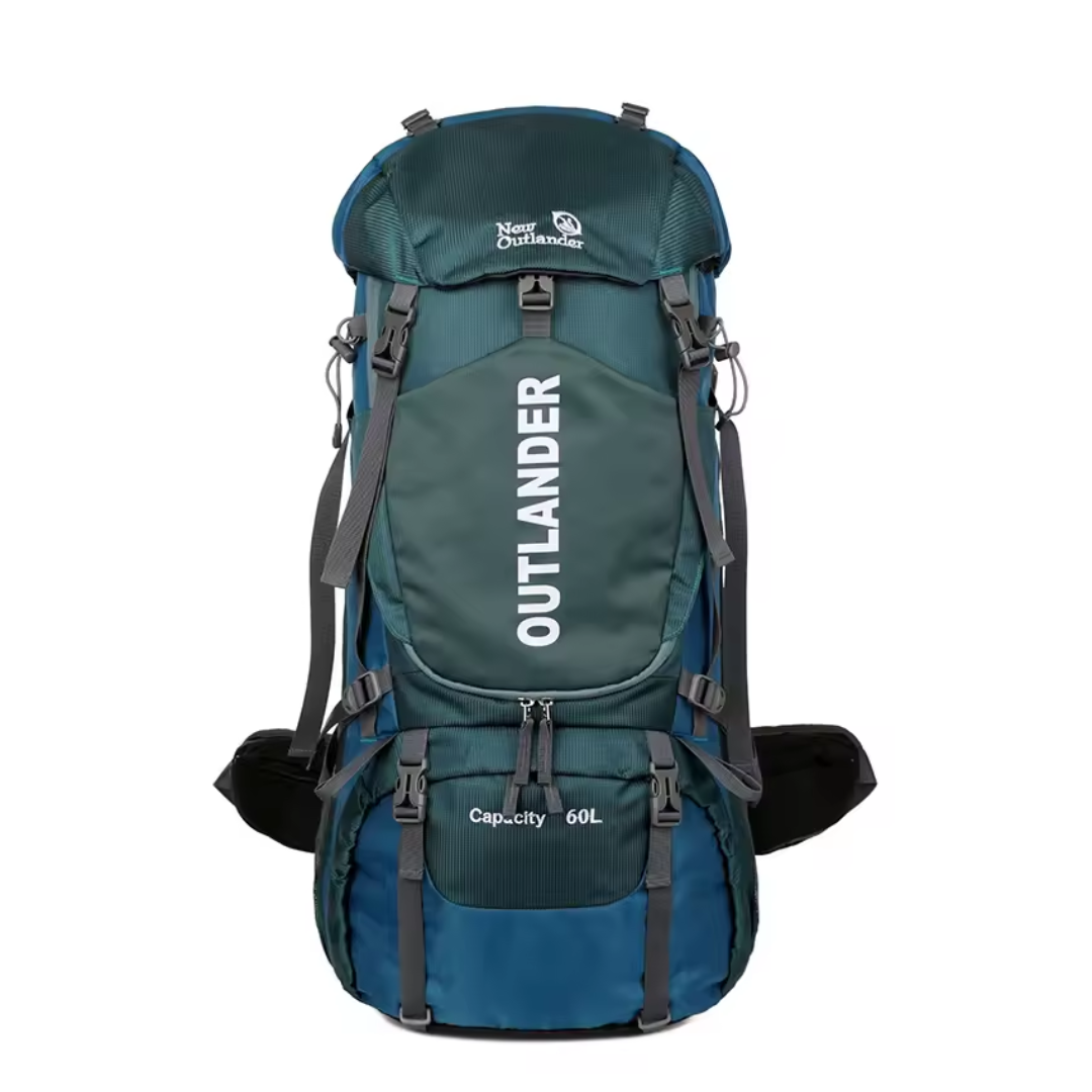 OutdoorHaven Trekkingrygsæk 60L - Vandtæt & Multifunktionel