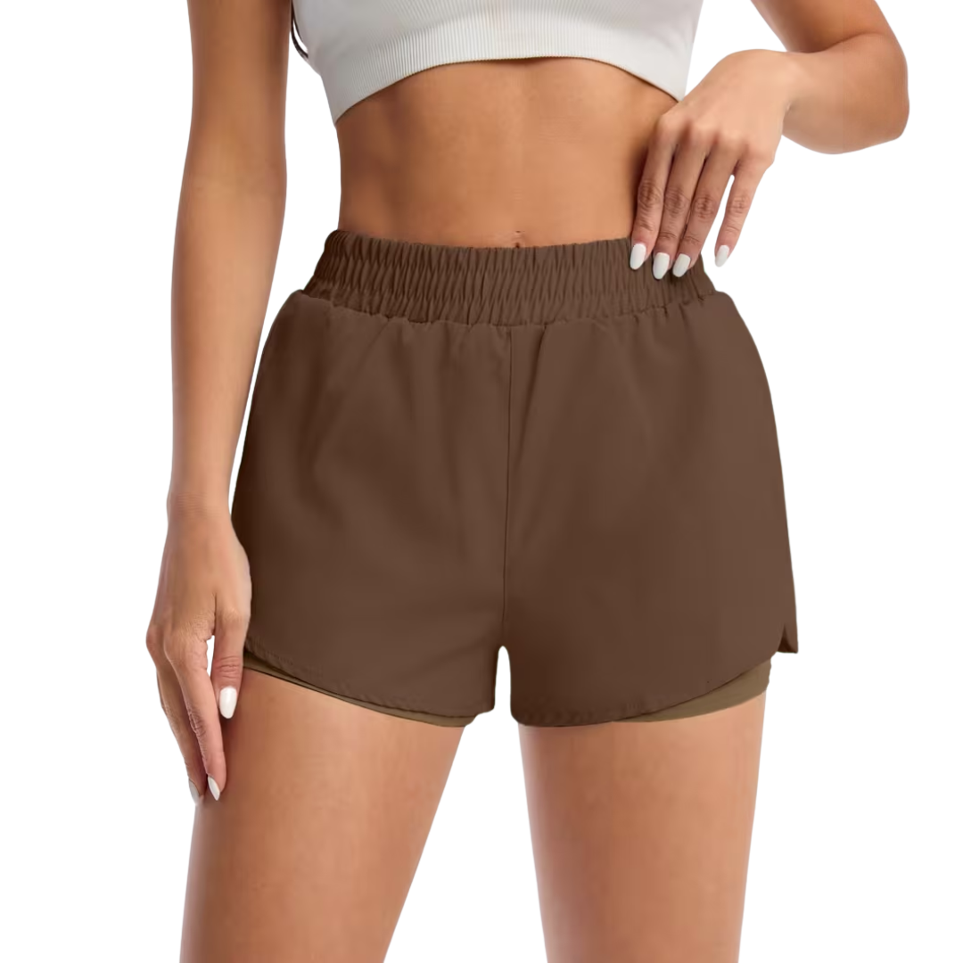 Dame Sportsshorts – Elastisk Talje – Med Lommer