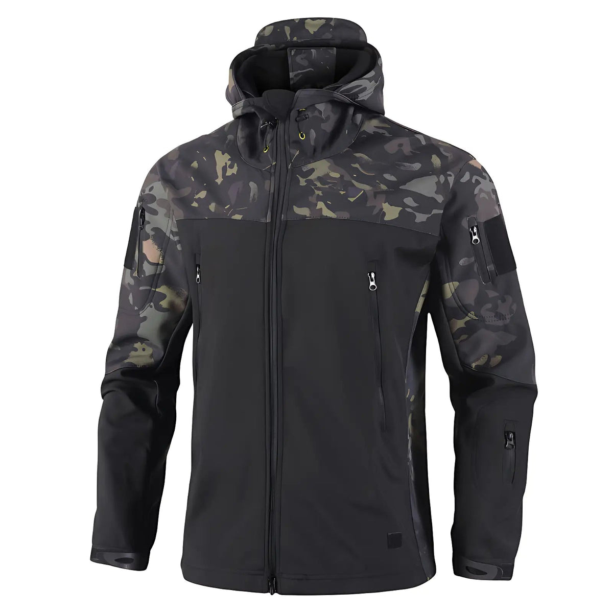 Softshell jakke herre ryglomme detalje