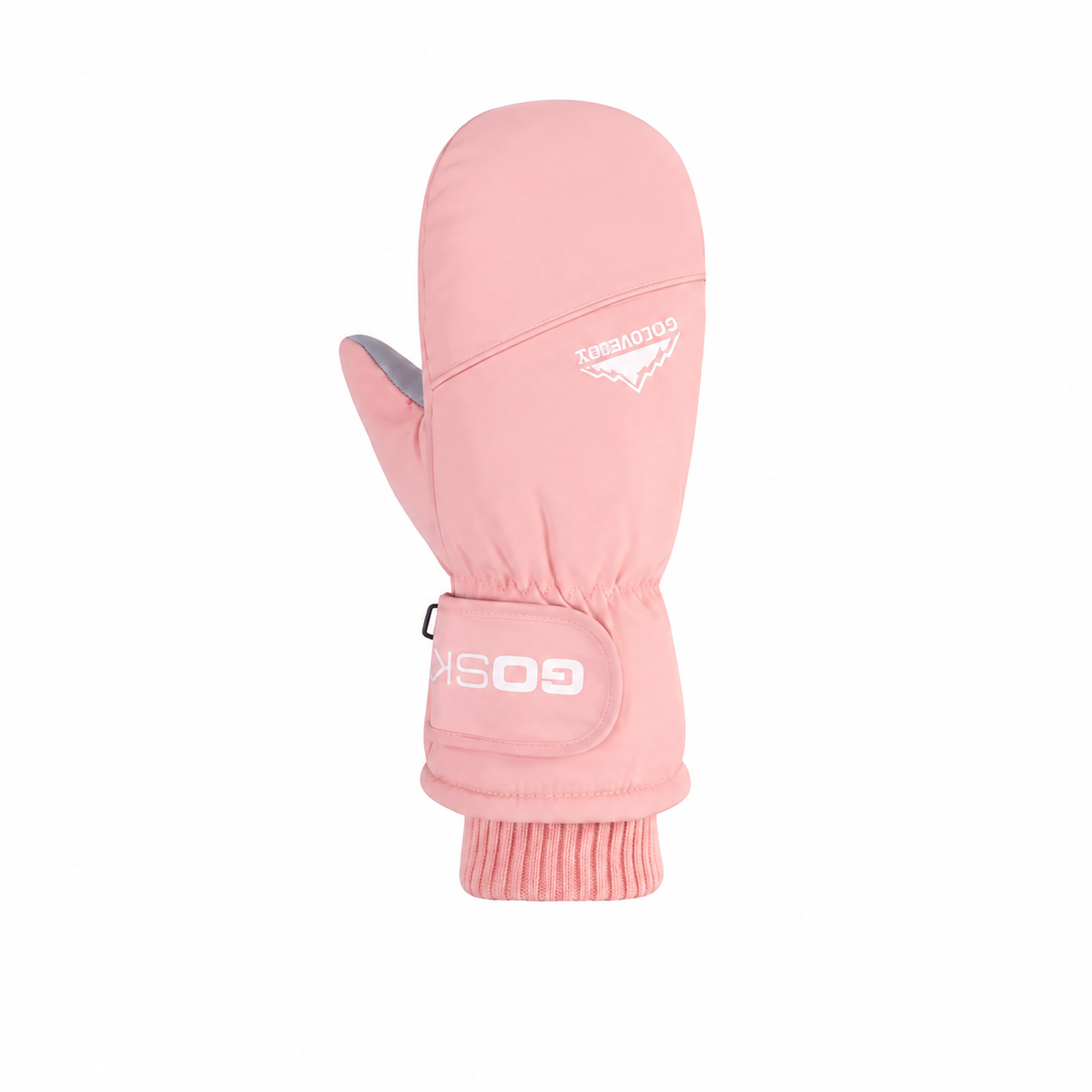 Skihandsker dame beige set forfra