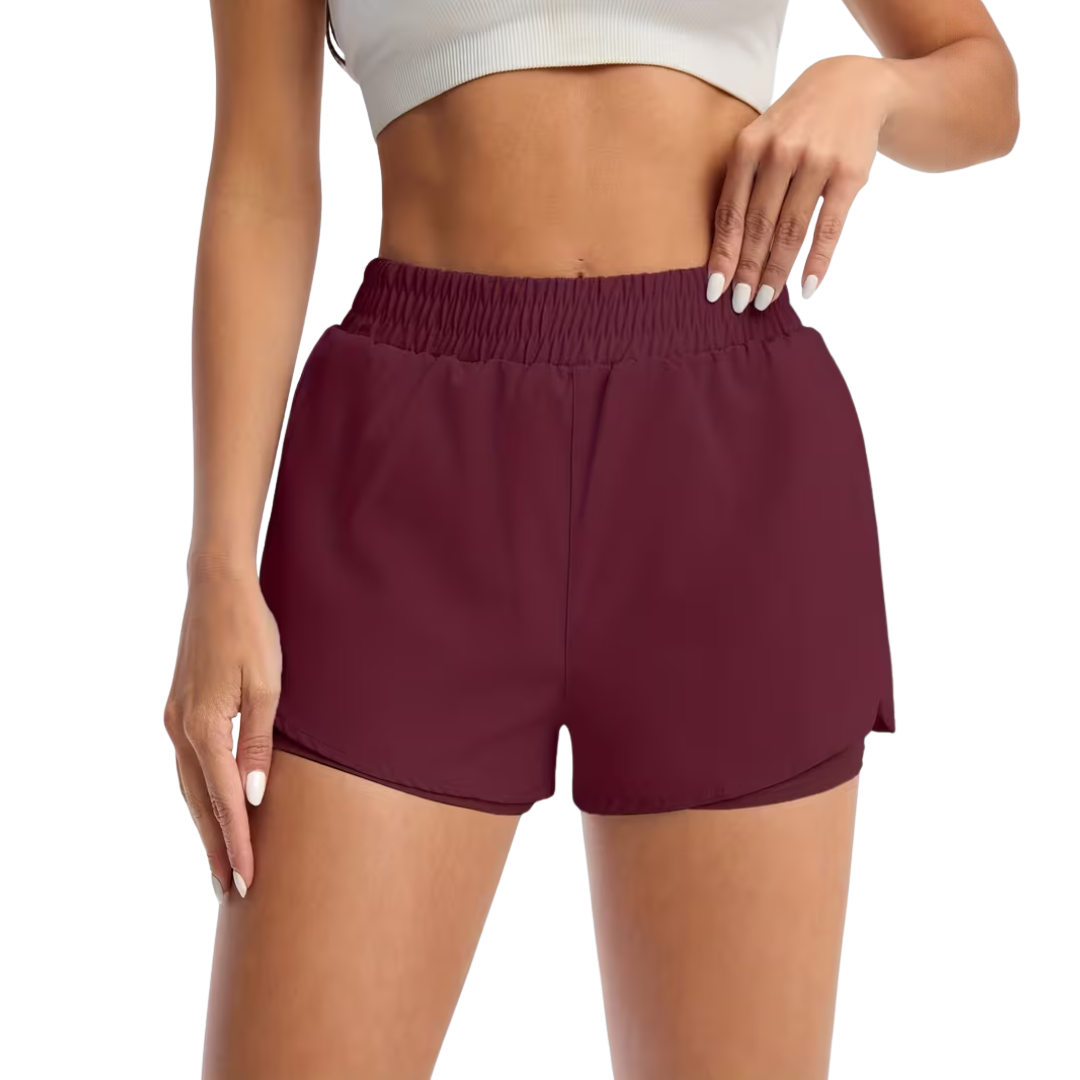 Dame Sportsshorts – Elastisk Talje – Med Lommer